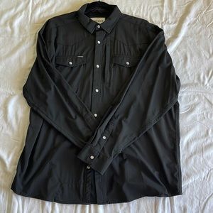 Black Poncho Outdoors Long Sleeve Shirt